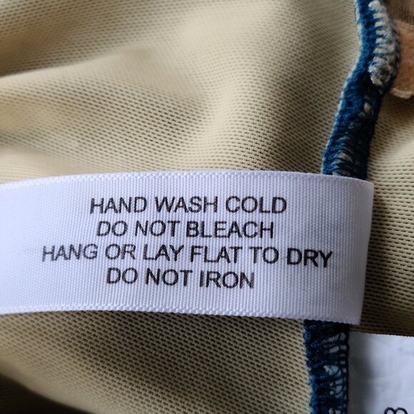 SHAPE FX TEAL CONTROL SWIMSUIT-SIZE 8- BEJEWELED WRAP ONE-PIECE - Picture 10 of 10